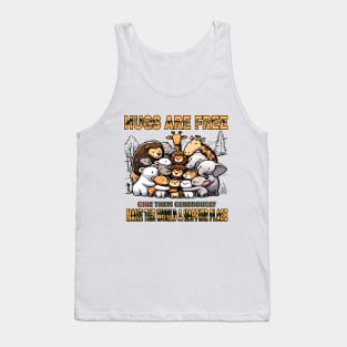 Embrace the Snuggle, Animal Friends Group Hug Tank Top